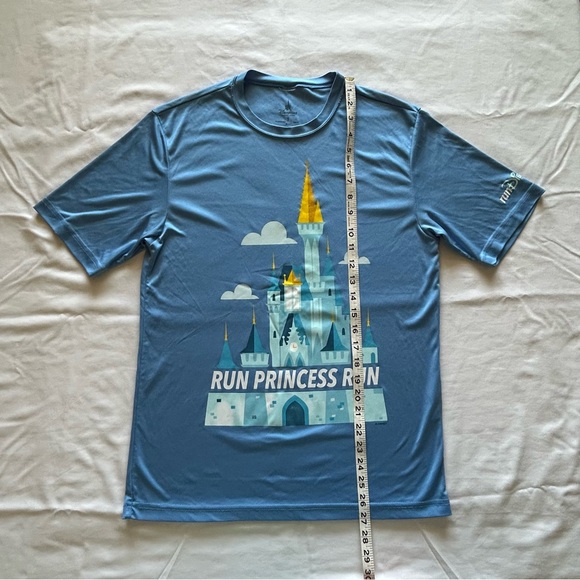 Run Disney Cinderella Light Blue "RUN PRINCESS RUN" Short Sleeve T-Shirt Size S - Picture 8 of 9